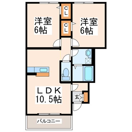 サン・ローズ出水の物件間取画像